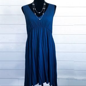 Mudd V-neck crochet back sleeveless dress